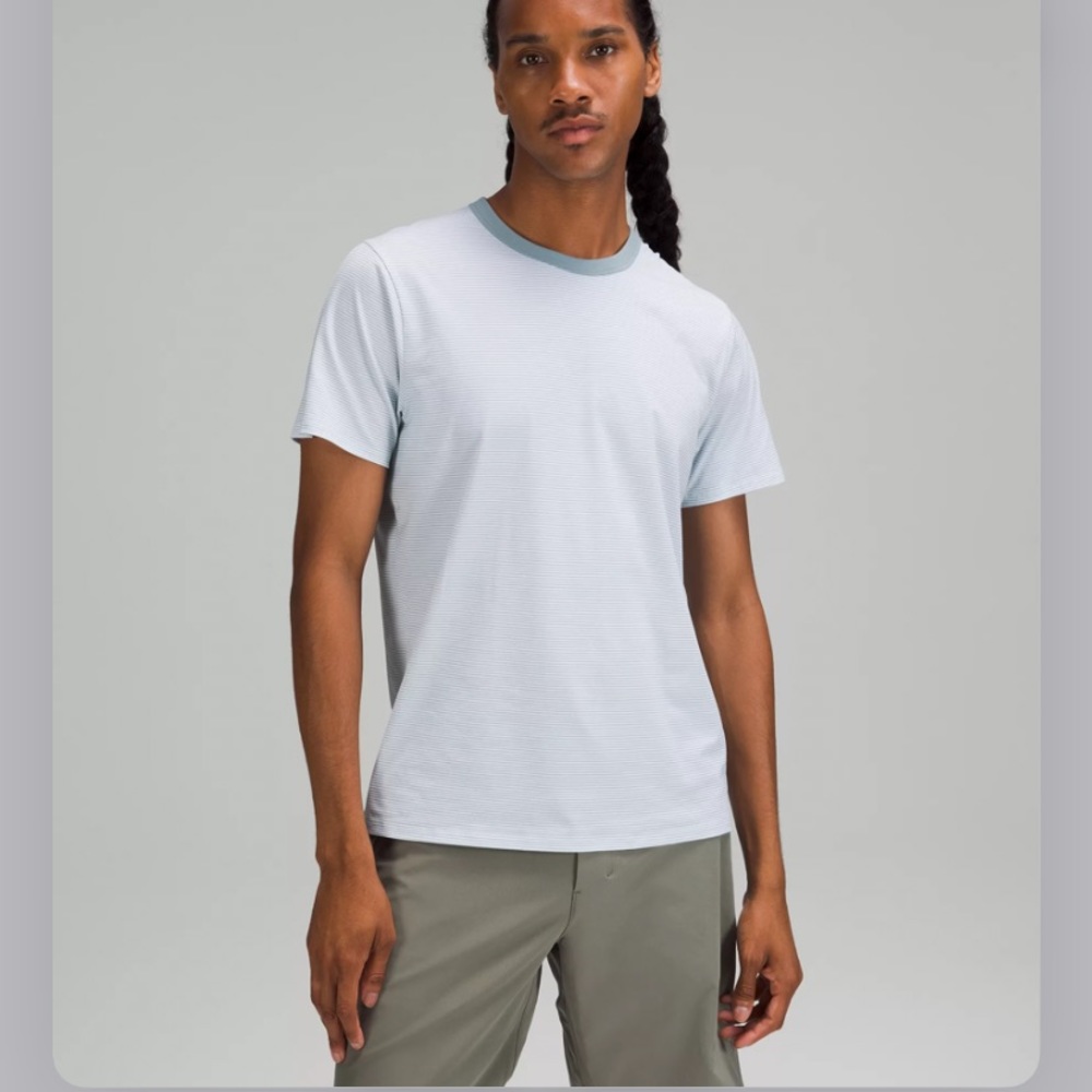 LULULEMON The Fundamental T-shirt In Tonka Stripe Print